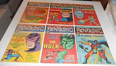 Buy 6x FANTASTIC 74-84 Lot Odhams / Marvel UK 1968 X-Men Spider-man Fantastic Four • 60£
