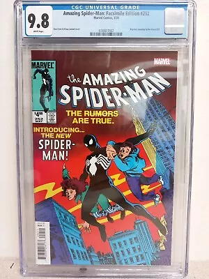 Buy Rare Amazing Spider-man #252 Facsimile Edition Variant Cgc 9.8🔥🔥 2024  • 45£