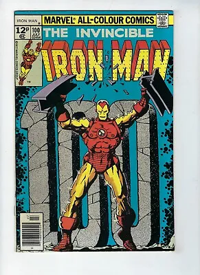 Buy IRON MAN # 100 (MANDARIN App. JIM STARLIN Cvr. JULY 1977) FN/VF • 19.95£
