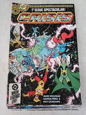 Buy Crisis On Infinite Earths 1 Lot Of 11 DC Vintage Comics  • 68.36£