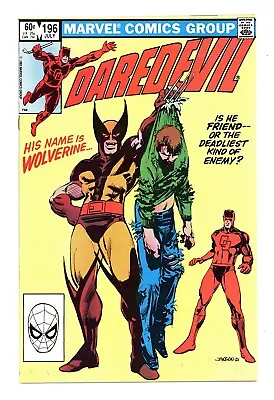 Buy Daredevil #196 9.2 High Grade Wolverine App Miller Ow/w Pgs 1983 B • 35.62£