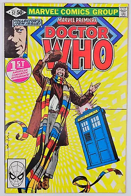 Buy Marvel Premiere #57 1980 9.2 NM- Doctor Who; 1st US Appearance; Gibbons Art • 19.28£