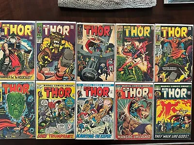 Buy Mighty Thor Lot Of 10 #127,155,156,161,163,164,194,196,197,203 Marvel Bronze Age • 127.11£