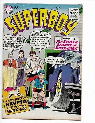 Buy Superboy 71 - Vg+ 4.5 - Krypto (1958) • 32.17£