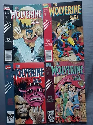 Buy The Wolverine Saga Books 1 2 3 4 Marvel Comics Square Bound Complete Set  • 10£