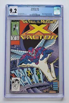 Buy X-Factor #24 CGC 9.2 NM- 1st Appearance Of Archangel 1988 Walt Simonson • 54.81£