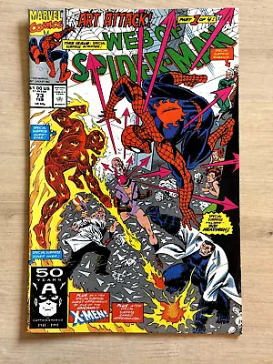 Buy Marvel Comics Web Of Spider-man # 73 February 1991, Fn- 5.5 , Part 1 Of 4 • 4£
