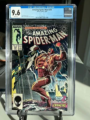 Buy AMAZING SPIDER-MAN #293 (1987) CGC 9.6 ~ KRAVEN'S LAST  HUNT ~ White Pages • 55.97£