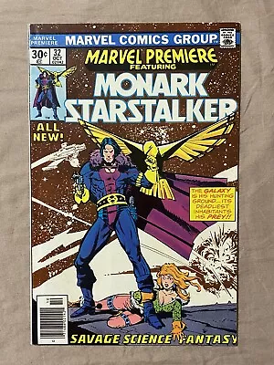 Buy MARVEL PREMIERE #32 1976 1st Appearance Of Monark Starstalker. Howard Chaykin • 6.40£
