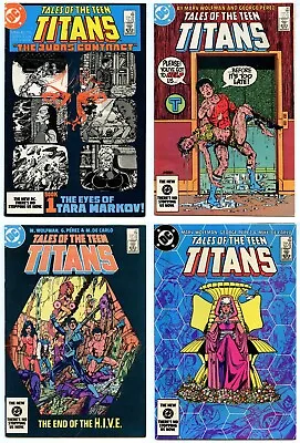 Buy DC Comics Tales Of The Teen TITANS Bundle 42 45 46 47 Perez 1984 Bagged Boarded • 9.99£