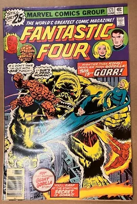 Buy Fantastic Four #171 (1976) Key 1st App. Of GorrGeorge Perez Cover (FN+)  • 11.85£
