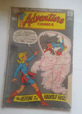 Buy ADVENTURE COMICS #395 1970 SUPERGIRL HAUNTED HOUSE DC COMICS Ungraded Justic Lea • 17.39£
