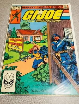 Buy G.I. Joe A Real American Hero #10 1983 Marvel Comics W/ Plastic And Cardboard • 79.05£