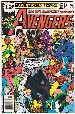 Buy The Avengers 181 From 1978 1st Appearance Of Scott Lang - Ant Man • 12.50£