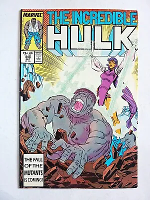 Buy Incredible Hulk 338 Marvel Comics Copper Age 1987 VFN+ Todd McFarlane • 5£