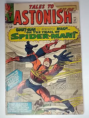 Buy Marvel Comics Tales To Astonish #57 Spider-Man, Giant-Man And The Wasp Crossover • 47.49£