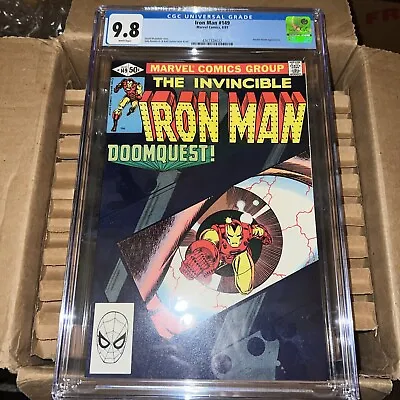Buy Iron Man #149 CGC 9.8 Marvel Comic 1981 Doctor Doom Morgan Le Fay Doomquest • 340.22£
