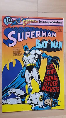 Buy Superman Batman #18 From 28.8.1976 - Z1-2 ORIGINAL FIRST EDITION COMIC EHAPA • 8.54£