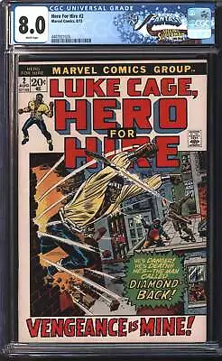 Buy Marvel Hero For Hire 2 8/72 FANTAST CGC 8.0 White Pages • 108.71£