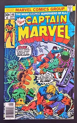 Buy Captain Marvel #46 ~ VERY FINE - NEAR MINT NM ~ 1976 Marvel Comics • 6.40£