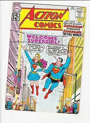 Buy Action Comics 285 Silver Age SUPERMANdc 1962 Supergirl Introduced Into The World • 86.97£