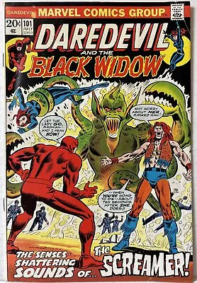 Buy Daredevil #101 1st Angar The Screamer Appearance 1973 Marvel Comics VG+ • 7.90£