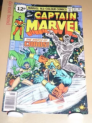Buy CAPTAIN MARVEL #61  1979 Vs CHAOS  Marvel Comics FN • 1.50£