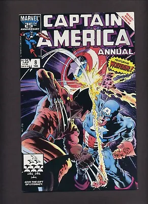 Buy Captain America Annual 8 (FVF) 1st App TESS-One! Wolverine 1986 Marvel S872 • 23.83£