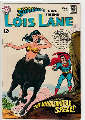Buy Superman's Girlfriend, Lois Lane #92 - 1969 - Vintage DC Comics - Batman Flash • 1.20£
