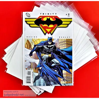 Buy 25 Comic Bags ONLY Size17 Acid-Free For Silver Age DC Eg Batman Fits # 1 Up • 12.98£