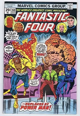 Buy Fantastic Four 168  8.5 9.0 Powerman  Nice Hulk Jj • 15.26£