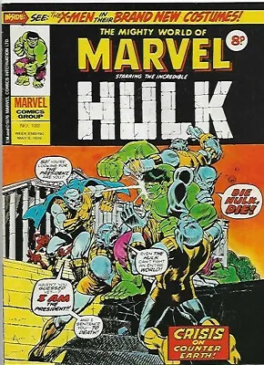 Buy The Mighty World Of Marvel #188 Hulk VG (1976) Marvel Comics UK • 1.50£