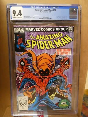Buy Marvel Comics Amazing Spiderman 238 CGC 9.4 Inc Tattooz 1st Appearance Hobgoblin • 699.99£