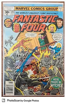 Buy Fantastic Four #185 Marvel Newsstand 1st Nicholas Scratch (1977) • 27.60£