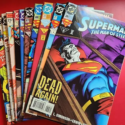 Buy Lot Of 10 Comic Books Superman #75, #78, #87, 88, Warlock #10, Thor #276 Fine • 15.84£
