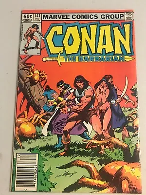 Buy Conan The Barbarian #141 Vf Newsstand Marvel 1982 • 4.79£