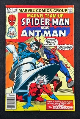 Buy Marvel Team-Up (1971) #103 VF+ (8.5) 2nd App Taskmaster Ant-Man Spider-Man  • 31.60£