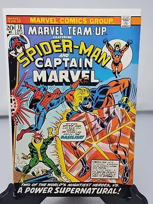 Buy MARVEL TEAM-UP #16 Spider-Man Captain Marvel 1ST App. Basilisk Marvel 1973 7.5 • 11.89£