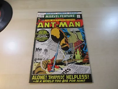 Buy Marvel Feature #4 Marvel Bronze Age Re-intro Of Ant-man Spider-man Appears • 47.80£