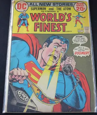 Buy World's Finest 213 Batman Superman Atom Nick Cardy Cover GD Comic • 4.75£