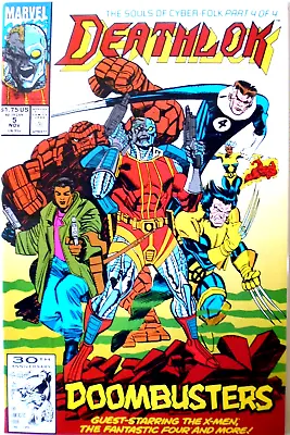 Buy Deathlok Issue # 5.  X-men And Fantastic Four.  Nov. 1991.  Marvel Comics.  • 3.99£