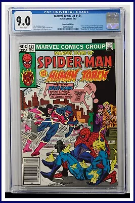 Buy Marvel Team-Up Spider-Man #121 CGC Graded 9.0 Marvel 1982 Newsstand Comic Book. • 90.13£