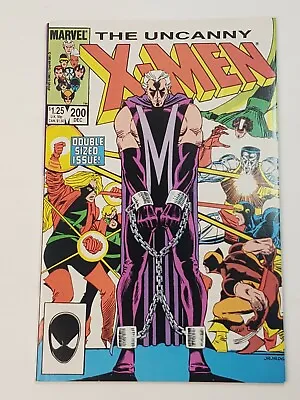 Buy Uncanny X-Men 200 Marvel Comics DIRECT Trial Of Magneto Copper Age 1985 • 14.47£