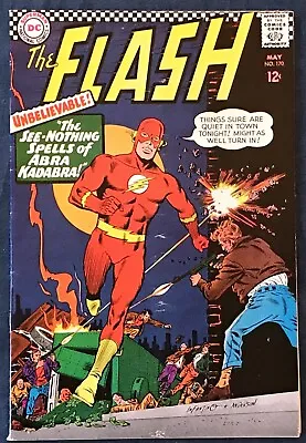 Buy The Flash #170  May 1967  Abra Kadabbra  Dr. Mid-Nite  Dr. Fate • 12.65£