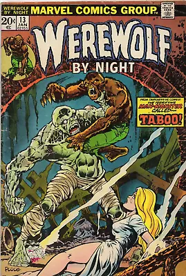 Buy Werewolf By Night #13 1974 VG • 8£