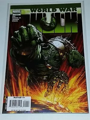 Buy Hulk World War #1 (of 5) (nm+ 9.6 Or Better) August 2007 Marvel Comics  • 39.99£