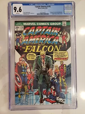 Buy Captain America 176 CGC 9.6 Marvel Comics 1974 • 239.06£