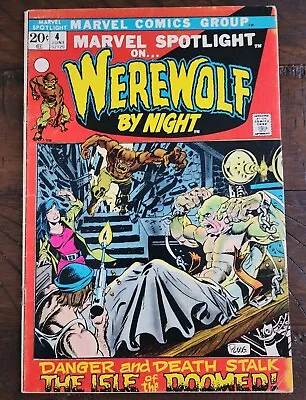 Buy Marvel Spotlight #4 FN 6.0 3rd Appearance Werewolf By Night! Marvel 1972 • 47.40£