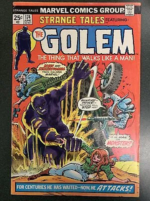 Buy Strange Tales #174 (Marvel, 1974) 1st & Origin Golem Gil Kane FN • 14.82£