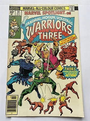 Buy MARVEL SPOTLIGHT #30 Warriors Three Marvel Comics UK Price 1976 VF • 2.95£